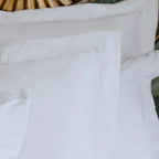 Serenity Luxe Cotton Bedsheet Set – 300 Thread Count, Crisp White